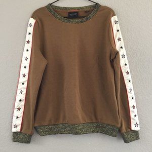 Scotch & Soda w/ Star Sleeve Stripe Sweatshirt